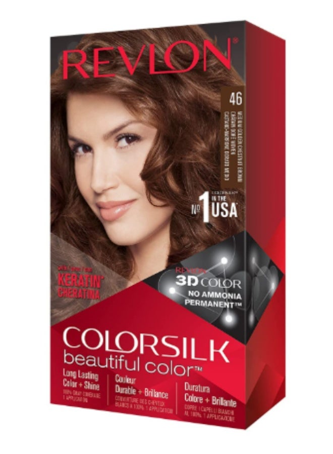 Revlon Hair Color Medium Golden Chestnut Brown-No.46