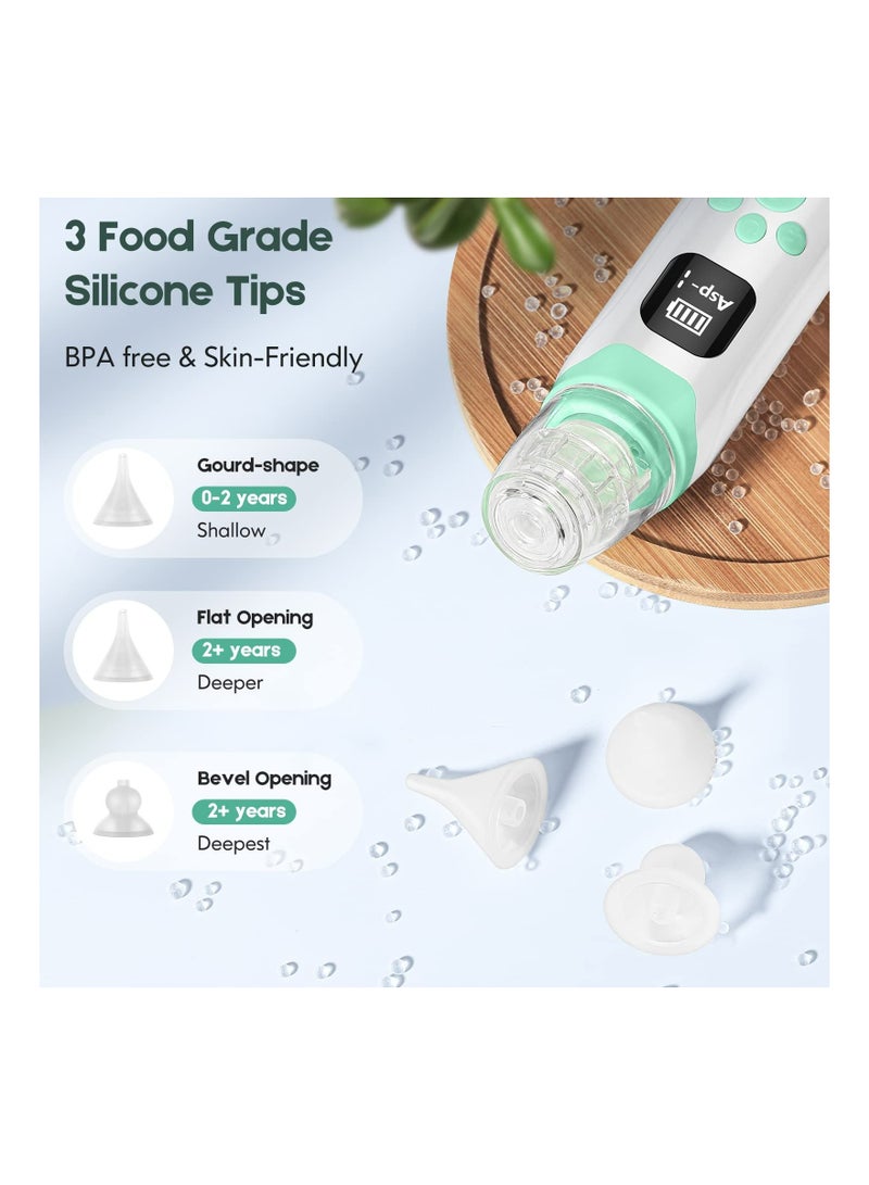 Electric Nasal Aspirator for Baby - Baby Nose Cleaner, Snot Cleaner for Babies Toddlers Infants Newborns Kids with 3 Suction Levels & Music & Light, Automatic Booger Mucus Cleaner Machine - Image 3
