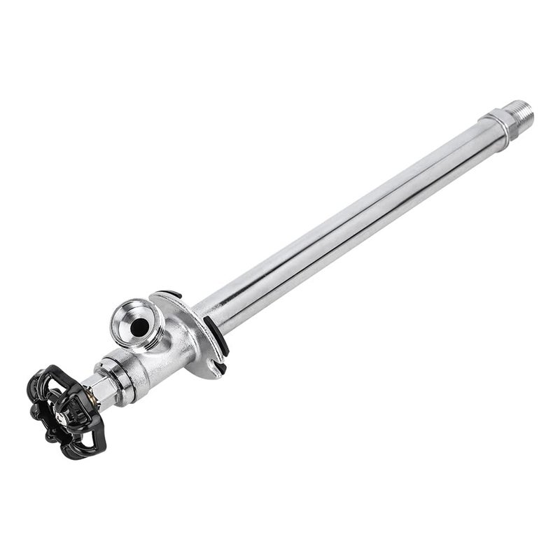 EFIELD 8Inch Long Frost Free Sillcock 12 inch Mip x 34 inch Hose Bibb Brass Chrome Plated Brass BodySILLCOCK013