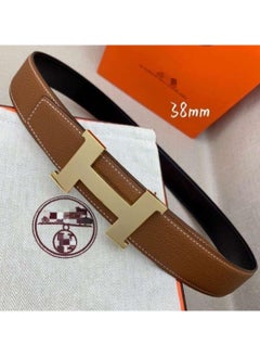 Generic Men Belts H Logo Leather for Classic Unique Design Business Elegant Feel Fashion Comfortable Colorful Belts For Women 