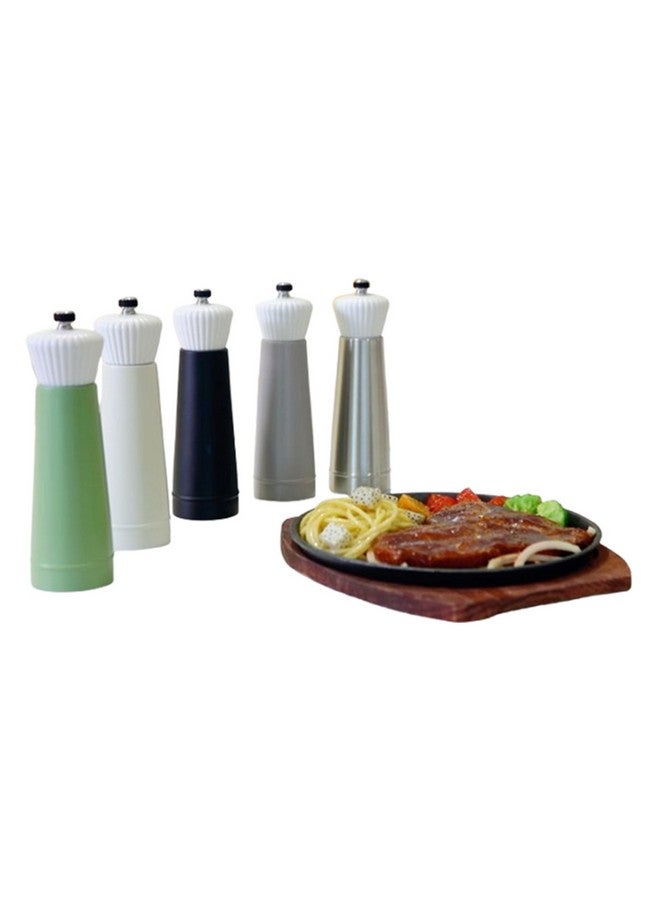 Elemental Kitchen High Quality Easy Grip Salt and Pepper Grinder Jar Coal 7 Inch 897120A201897120A2 - Image 1