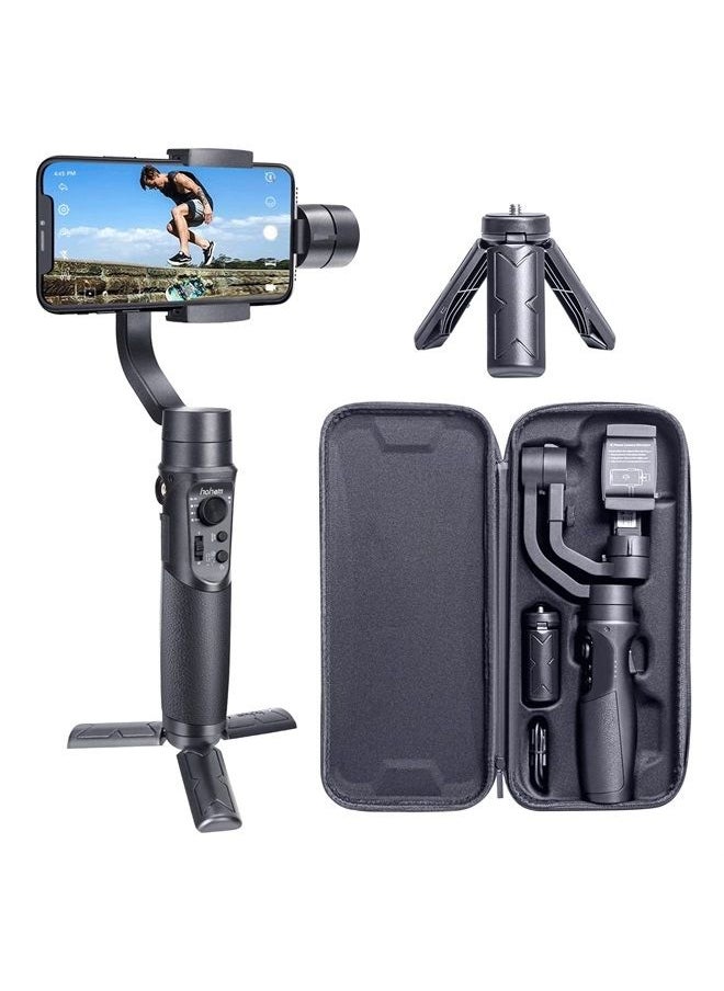 hohem - Hohem iSteady Mobile+ 3-Axis Gimbal Stabilizer for iPhone 14/13/12/11/mini/Plus/Pro/Max & Android Smartphones, Supports Inception/Face Tracking/Sports Mode Hohem Joy App (iSteady Mobile Plus) - Image 1