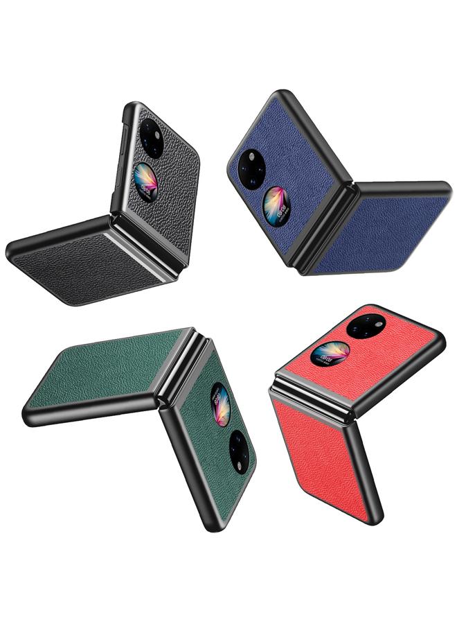 زبون جراب هاتف Huawei P50 Pocket Litchi Texture مقاوم للصدمات - Image 2