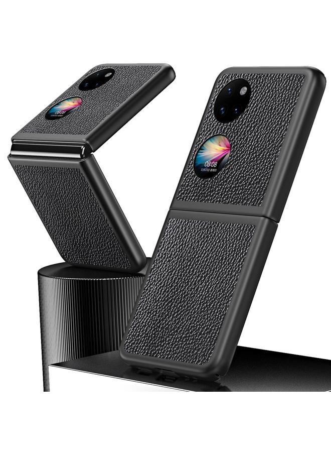 زبون جراب هاتف Huawei P50 Pocket Litchi Texture مقاوم للصدمات - Image 4