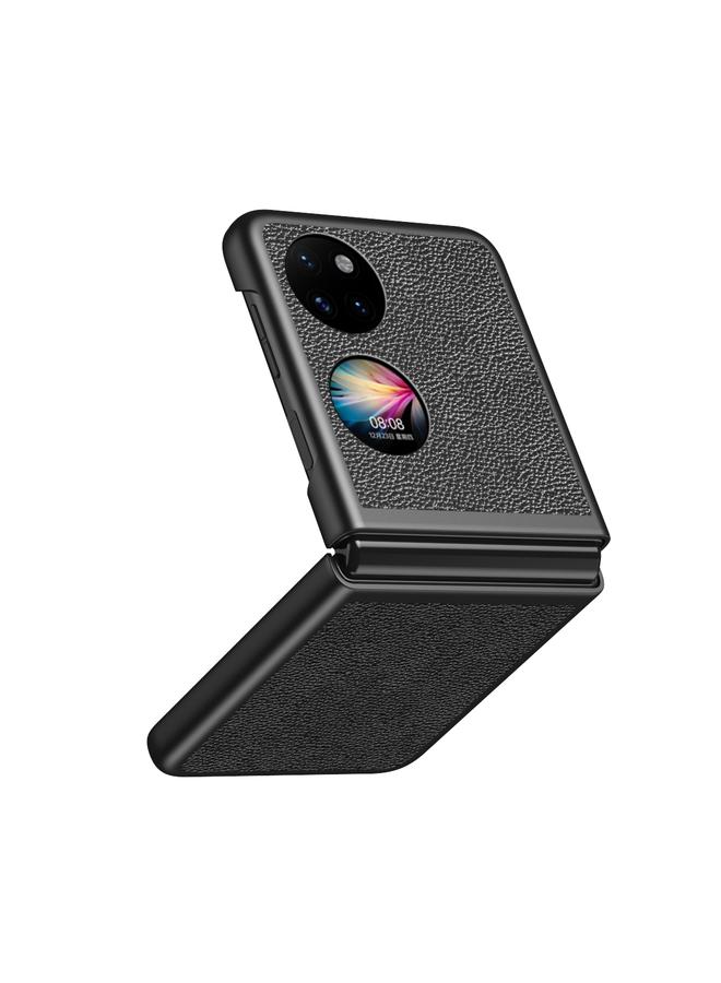 زبون جراب هاتف Huawei P50 Pocket Litchi Texture مقاوم للصدمات - Image 1