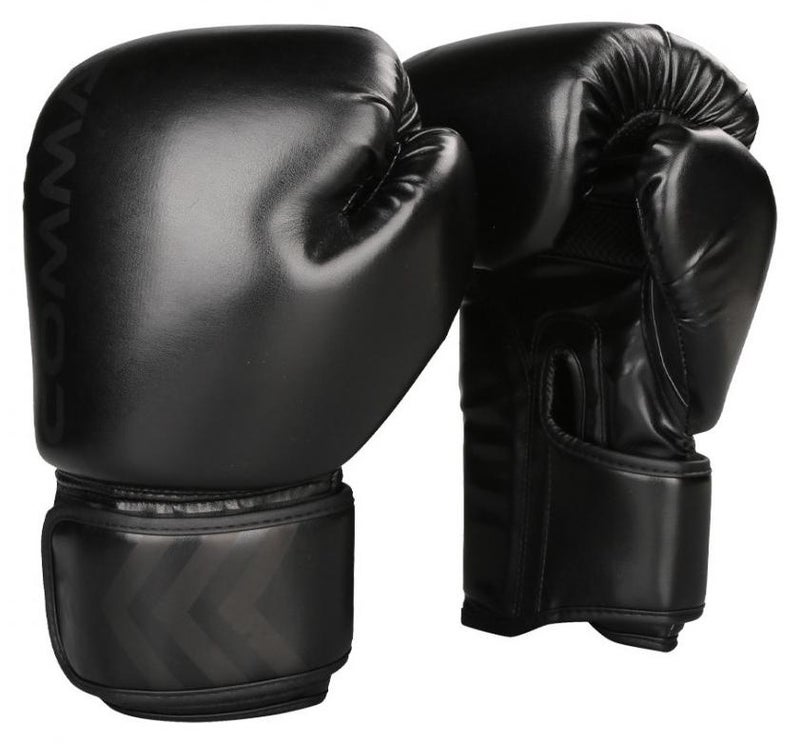 COMMANDO Boxing Gloves Black Color All Sizes - Image 1