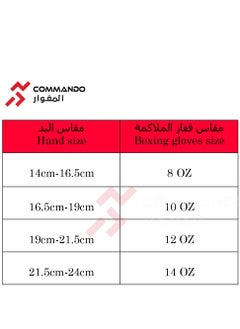 COMMANDO Boxing Gloves Black Color All Sizes  - Image 4