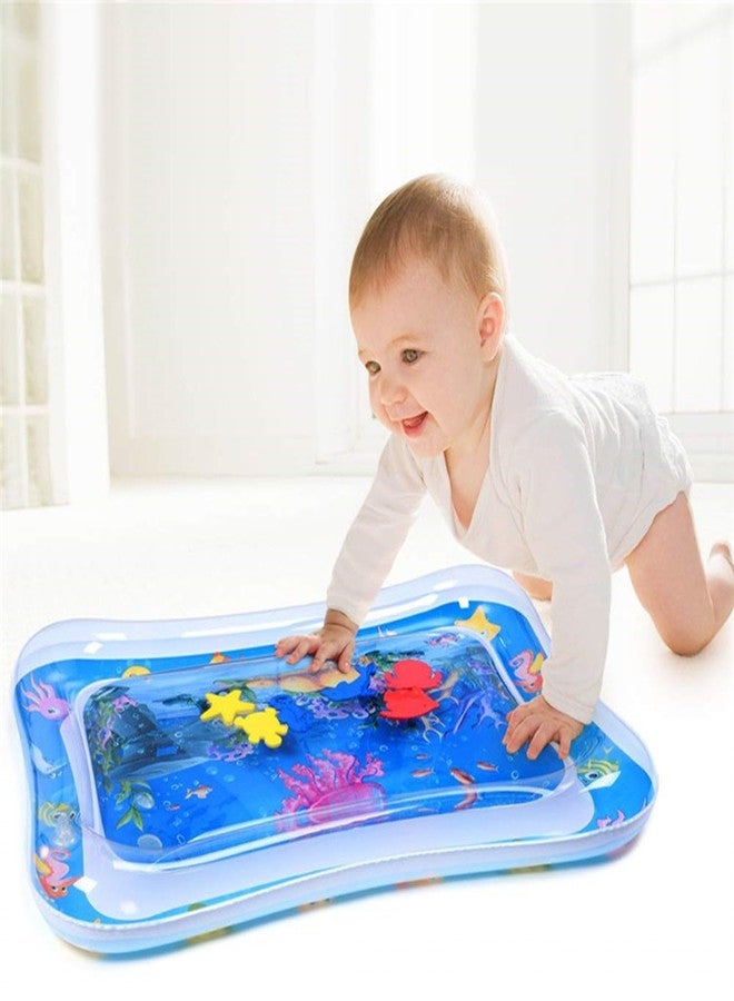 RUSTIC LINEN Baby Water Mat Inflatable Baby Play Mat Activity Center for Infant Baby Toys 3 to 15 Months, Baby Gifts for Boys Girls(Assorted Design) - Image 5