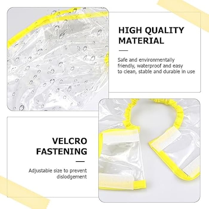 FERCAISH Hair Funnel for Upright Shampooing, Foldable Funnel Rinse Shampoo Washing Tool for Home Salon Hair Shampoo Washing Rinse Cape Accessory (Yellow) - Image 3