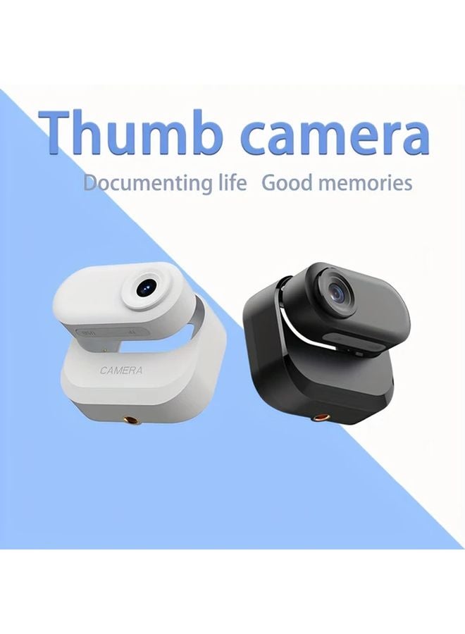 Black Wearable Camera 1080P FHD 32GB Card Magnetic Anti Shake USB Charging Portable Vlogging - Image 3