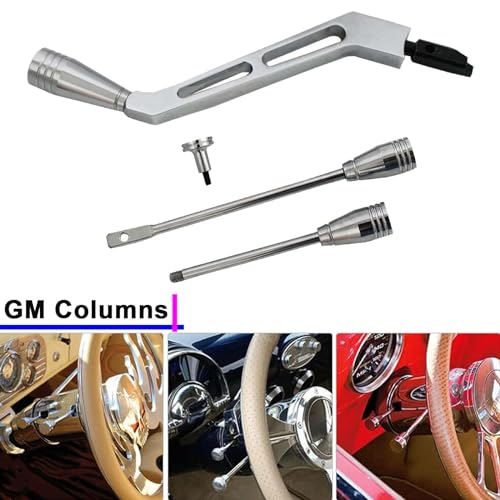 BST BSSP Polished Billet Aluminum Column Shifter Lever,Turn Signal, Lever Hazard Boots & Tilt Kit for 1967-1994 GM Columns Chevrolet Buick Oldsmobile Pontiac Cadillac - Image 5