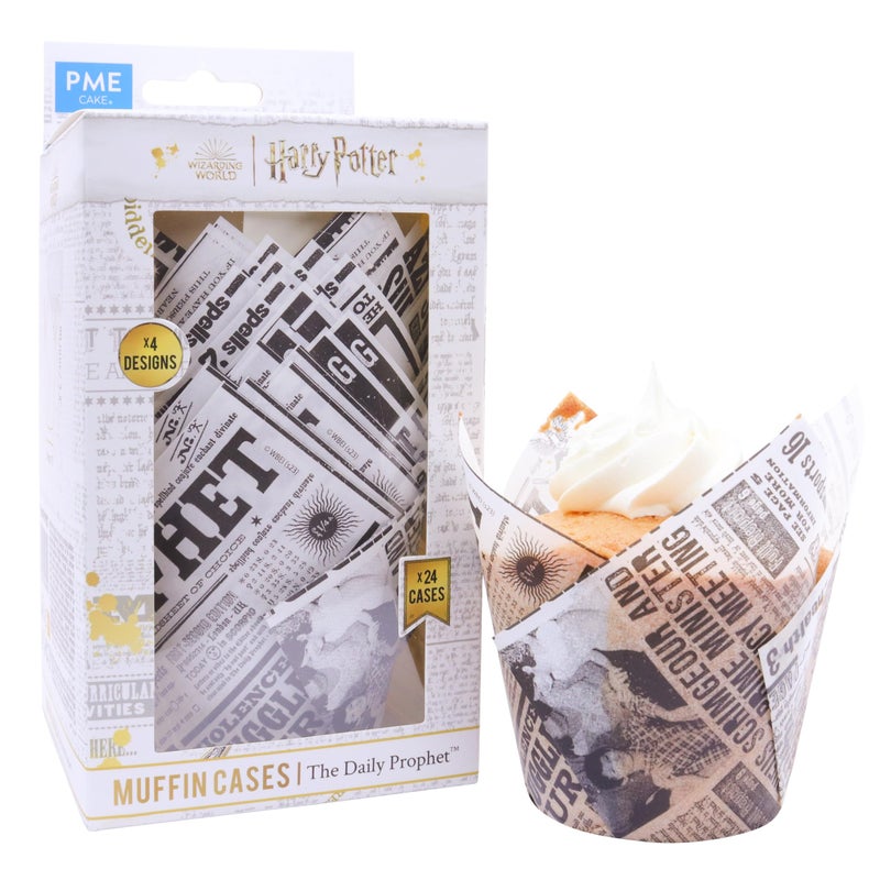 PME Harry Potter Tulip Muffin Cases Pack of 24 The Daily Prophet