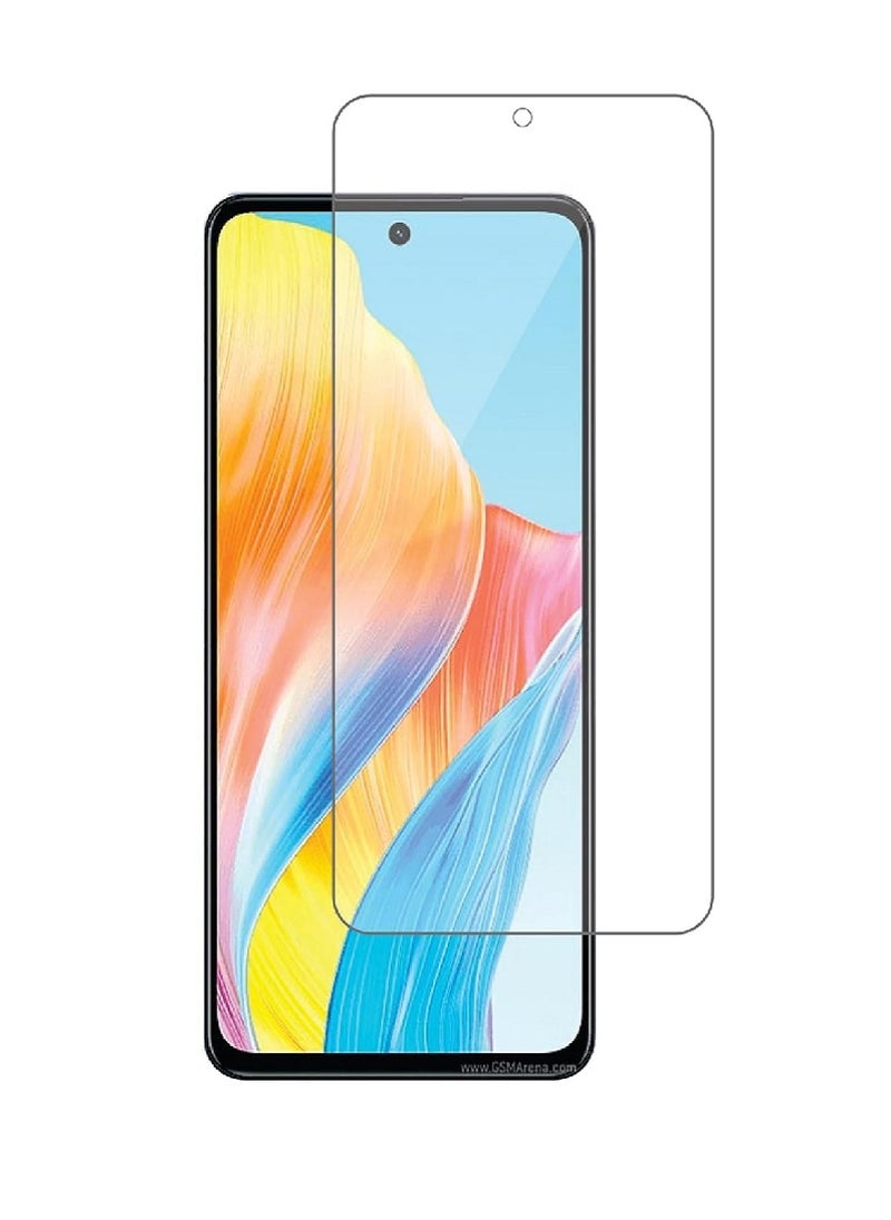 Super Tempered Glass Screen Protector Clear Designed For Oppo A98 Full Screen Coverage And Bubble Free - Image 1