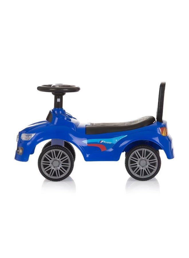 STORE 7 Ride-on and push car toy for children – steering wheel with horn and music – comfortable backrest, storage under the seat, fixed wheels for indoor and outdoor use – develops motor skills in children aged 2 years and above. 56 x 27 x 35 cm - Image 4