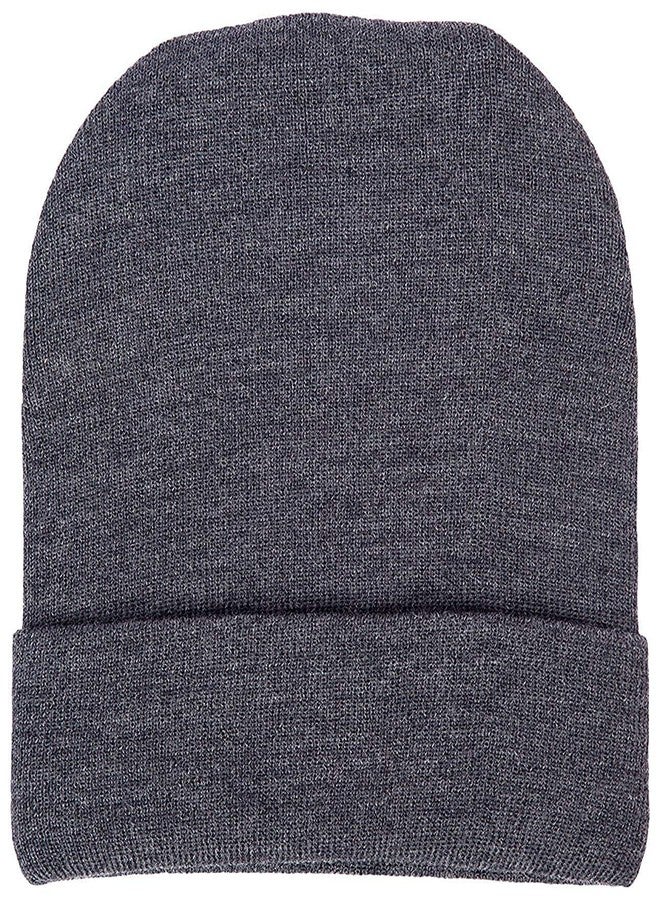 Okara Boy's and Girl's School Uniform Cap and Gloves Set Soft Knit for Winter_2-5 Years,Grey - Image 2