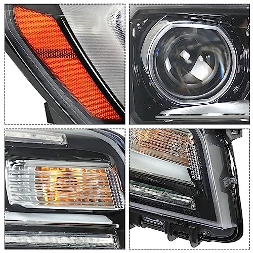 ANTUKO 1-Pack Headlight Assembly Clear Lens Halogen Right Side Replacement for Acadia 2013-2016 - Image 3