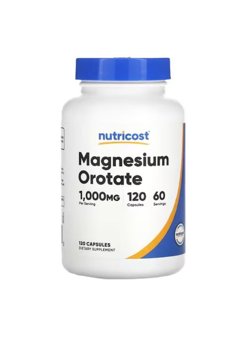 Magnesium Orotate, 120 Capsules