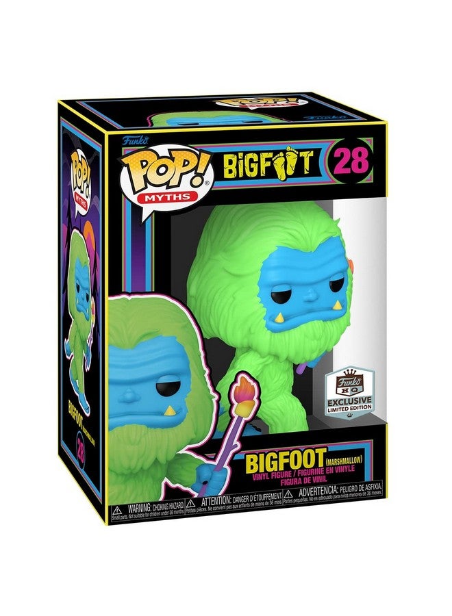 Funko 69592 Pop! Myths - Bigfoot with Marshmallow HQ Blacklight Exclusive Limited Edition #28 - Image 3
