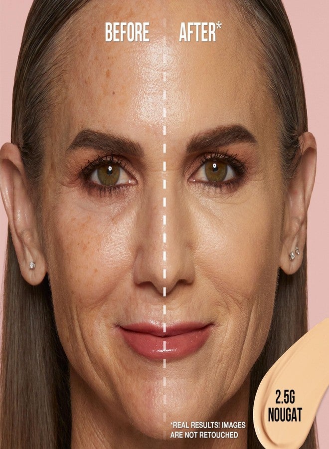 HUDA BEAUTY #FauxFilter Luminous Matte Buildable Coverage Crease Proof Concealer Nougat 2.5 Golden - Image 4