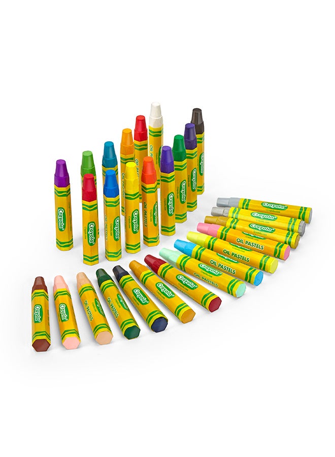 Crayola أقلام شمع 28 عدد باستيل زيتي - Image 5