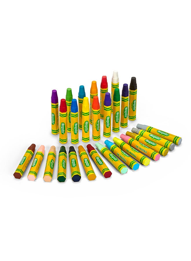 Crayola أقلام شمع 28 عدد باستيل زيتي - Image 4
