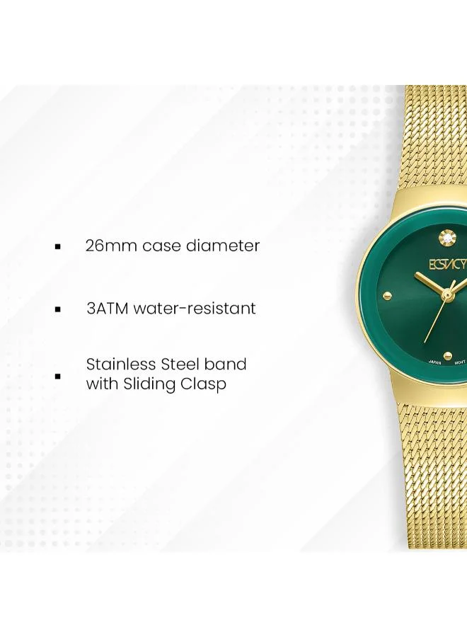 Ecstacy  Women's Stainless Steel Analog Watch E25505-GMGG - 26mm mm for Women | Best Price UAE