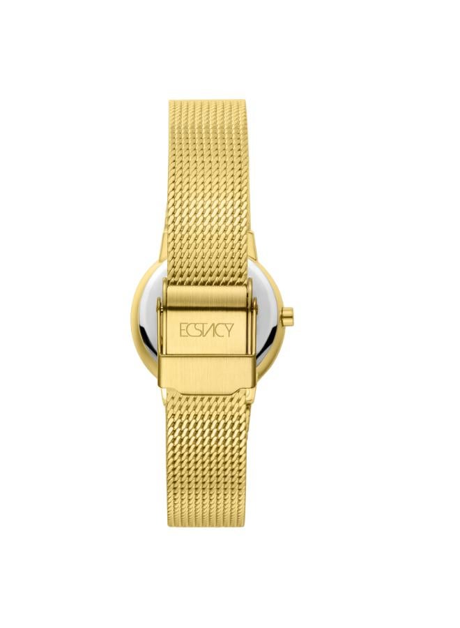 ECSTACY Women's Stainless Steel Analog Watch E25505-GMGG - 26mm mm - Image 3
