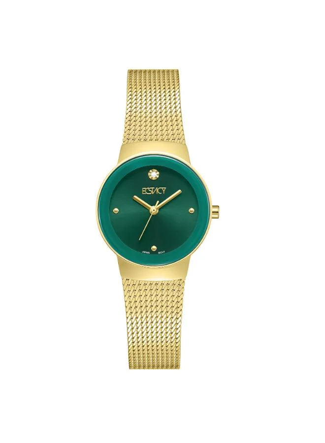 إكستاسي Women's Stainless Steel Analog Watch E25505-GMGG - 26mm mm