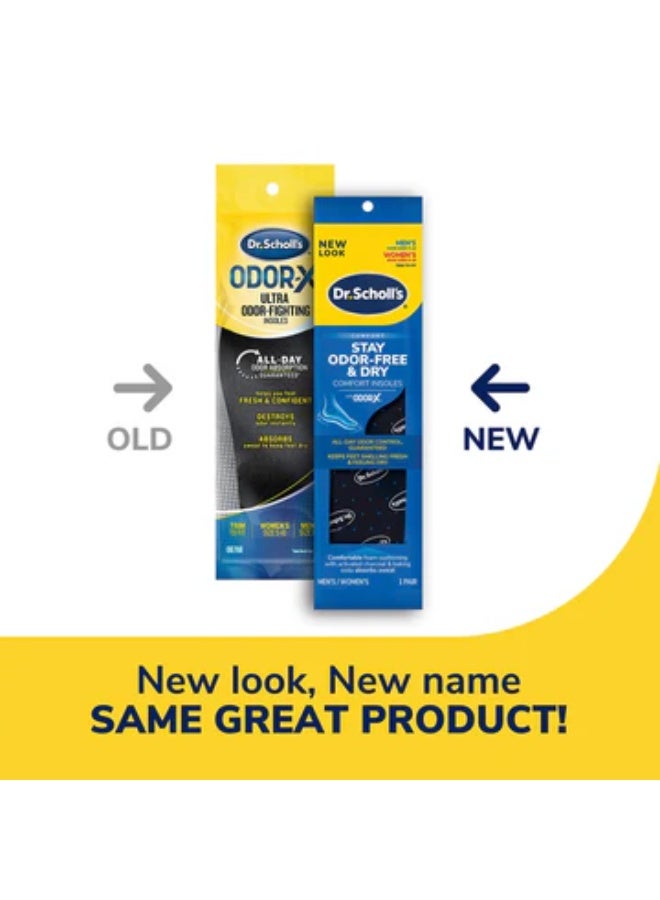 general Dr.scholls Stay Odor-Free and Dry Comfort Insoles