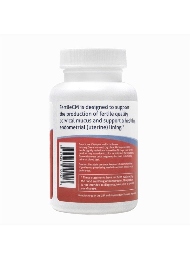 fairhaven health FertileCM Fertility Supplement for Women, Capsules - Fertile Cervical Mucus, Ovulation Cycle, Includes L-Arginine, N-Acetyl-Cysteine, Grape Seed Extract and Vitamin C - 90 Capsules - Image 2