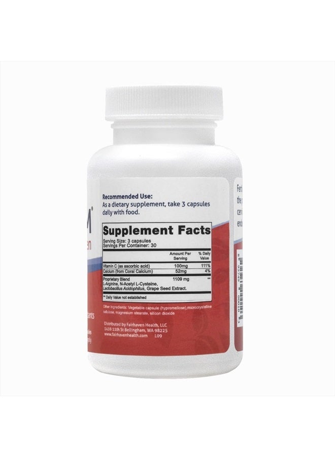 fairhaven health FertileCM Fertility Supplement for Women, Capsules - Fertile Cervical Mucus, Ovulation Cycle, Includes L-Arginine, N-Acetyl-Cysteine, Grape Seed Extract and Vitamin C - 90 Capsules - Image 3