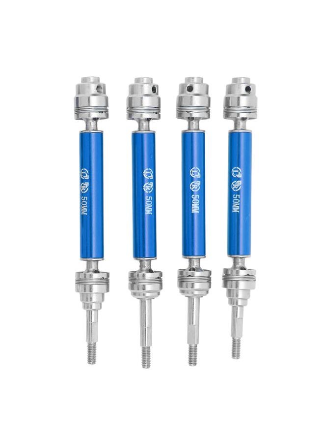 Thoraya 4 Sets RC Steel Front and Rear CVD Drive Shafts Replacement RC Upgrades Parts for TRAXXAS SLASH 1/10 RC Car Blue  - Image 5