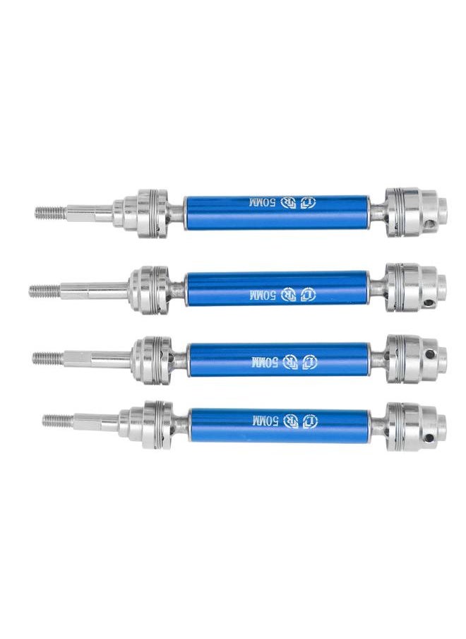 Thoraya 4 Sets RC Steel Front and Rear CVD Drive Shafts Replacement RC Upgrades Parts for TRAXXAS SLASH 1/10 RC Car Blue  - Image 4