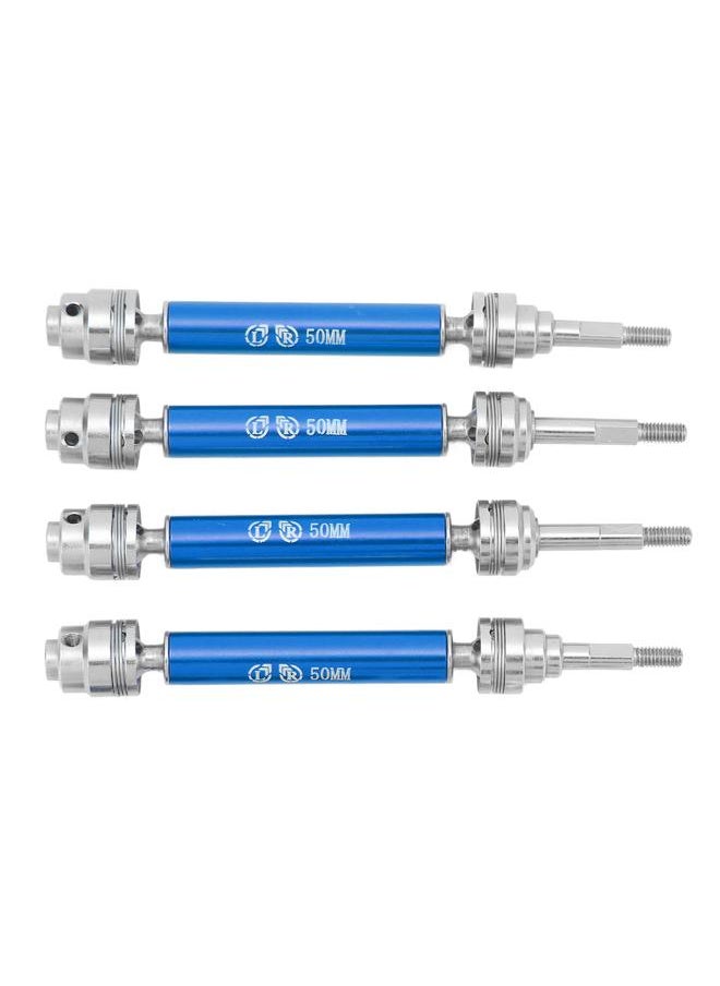 Thoraya 4 Sets RC Steel Front and Rear CVD Drive Shafts Replacement RC Upgrades Parts for TRAXXAS SLASH 1/10 RC Car Blue  - Image 3