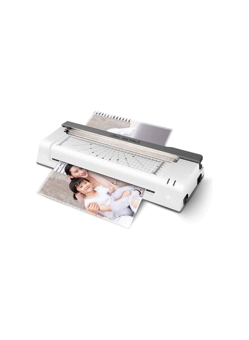 OMES High Quality 3-in-1 A3 Pouch Laminator with Lamination, Paper Cutter, Corner Rotate Tool  - Image 1