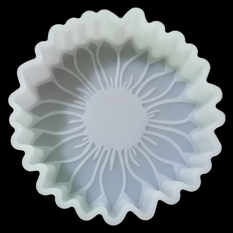 Fuehbur ã€300+ Design Optionalã€‘ Fuehbur Sunflower with Stamens Freshie Mold, Sunflower with Filaments Silicone Mold for Freshies Baking Aroma Beads - DIY Handmade Car Freshies Soap Resin Mold - Image 1