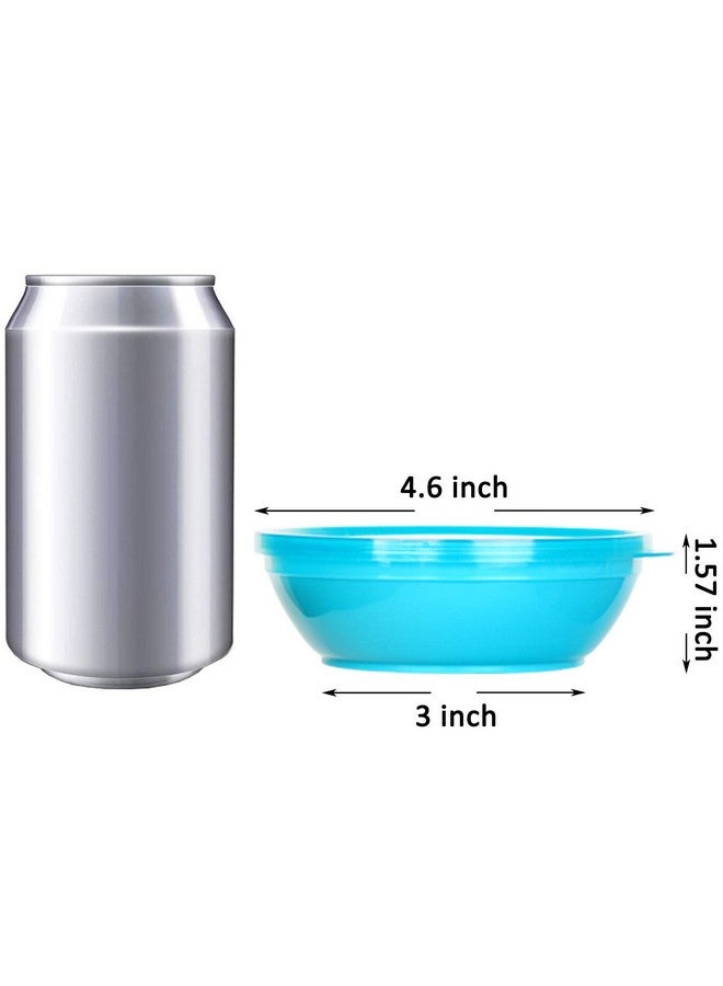 Youngever 18 Sets 8 ounce Kids Bowls with Lids (18 Bowls + 18 Lids), Small Food Storage Containers, Toddler Bowls with Lids, Set of 18 in 9 Assorted Colors - Image 2