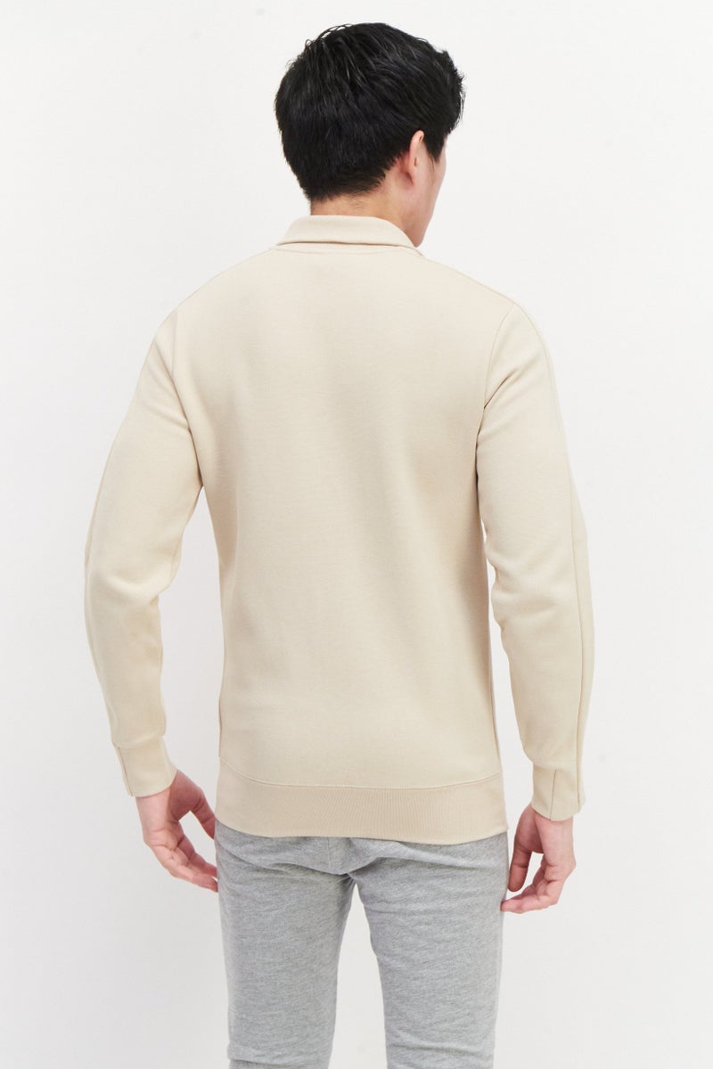 PUMA Men Sportswear Fit Embroidered Logo Training Jacket, Beige - Image 5