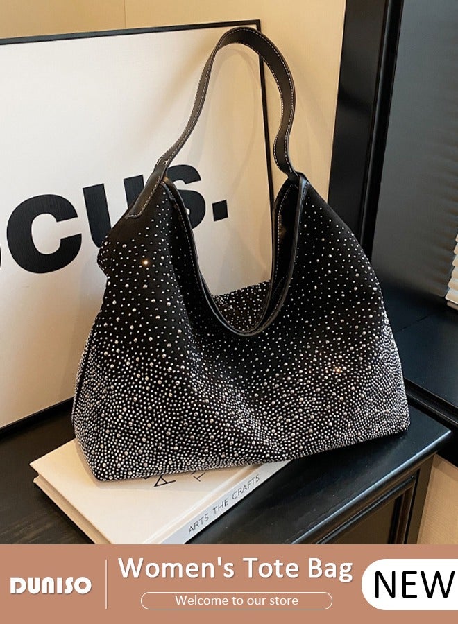 DUNISO Women's Shoulder Tote Bag Handbag For Women Large Capacity Bucket Crossbody Bag Fashionable Travel Messenger Bag Shoulder Bag For Ladies Girls College Students - Image 1