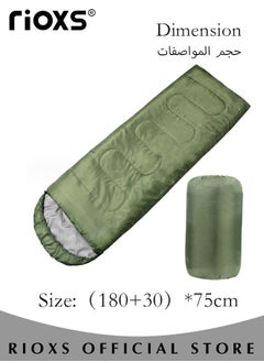 RIOXS Outdoor Camping Envelope Sleeping Bag Thickened Camping Sleeping Bag for Backpacking Hiking Nature Hiking Camping Mountaineering  - Image 4