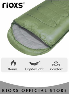 RIOXS Outdoor Camping Envelope Sleeping Bag Thickened Camping Sleeping Bag for Backpacking Hiking Nature Hiking Camping Mountaineering  - Image 3