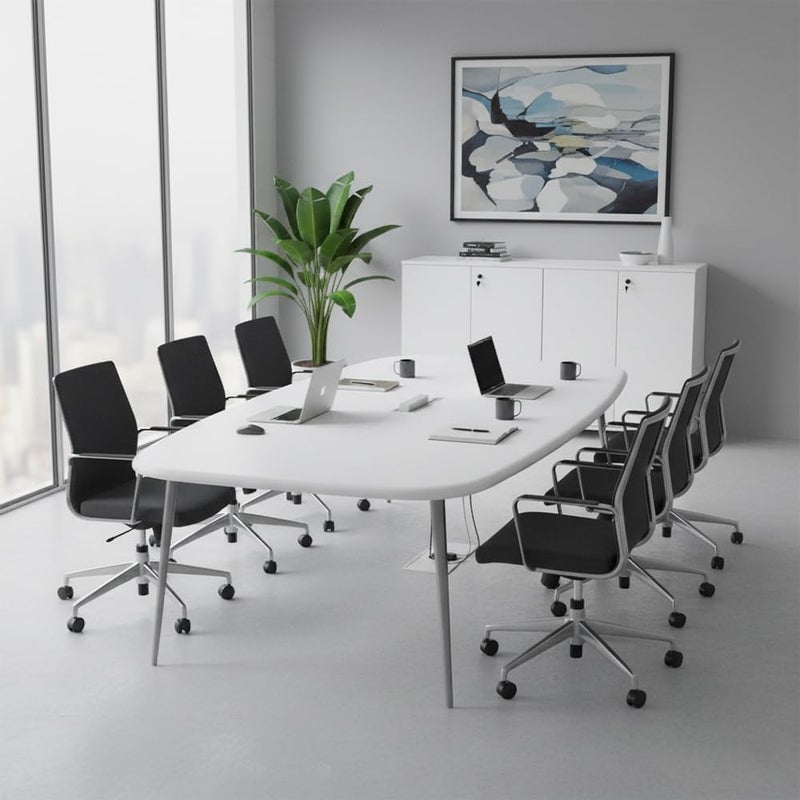 Neo Front 2M Conference Table - 6-Seater Office Meeting Table - Image 3