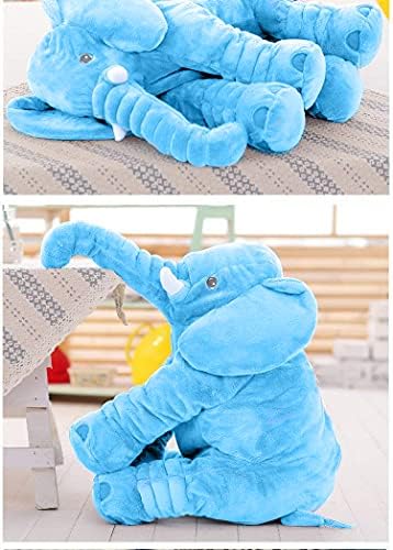 DearJoy Big Size Fibre Filled Stuffed Animal Elephant Soft Toy for Kids of Plush Hugging Soft Toy for Kids boy Girl Birthday Gift 3 Years 60 cm Blue Color - Image 2