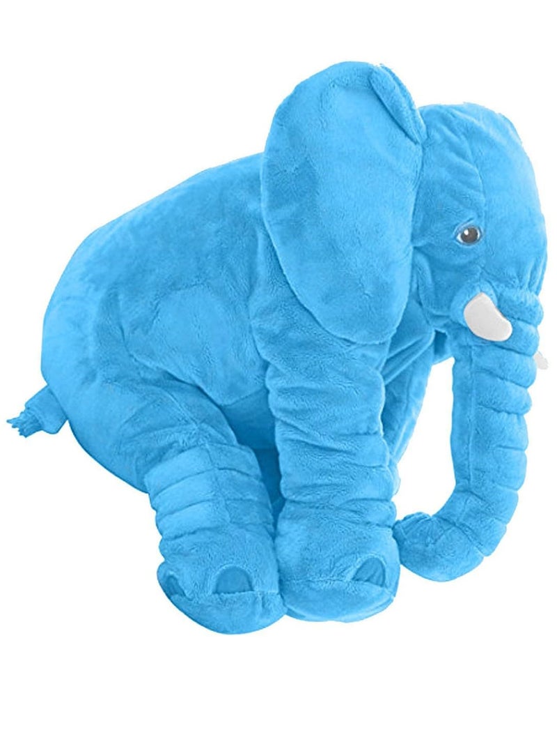 DearJoy Big Size Fibre Filled Stuffed Animal Elephant Soft Toy for Kids of Plush Hugging Soft Toy for Kids boy Girl Birthday Gift 3 Years 60 cm Blue Color - Image 3