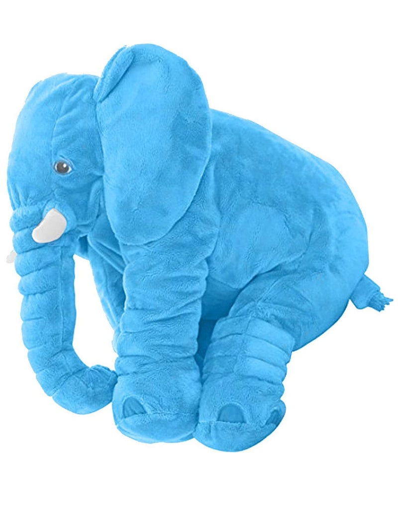DearJoy Big Size Fibre Filled Stuffed Animal Elephant Soft Toy for Kids of Plush Hugging Soft Toy for Kids boy Girl Birthday Gift 3 Years 60 cm Blue Color - Image 1