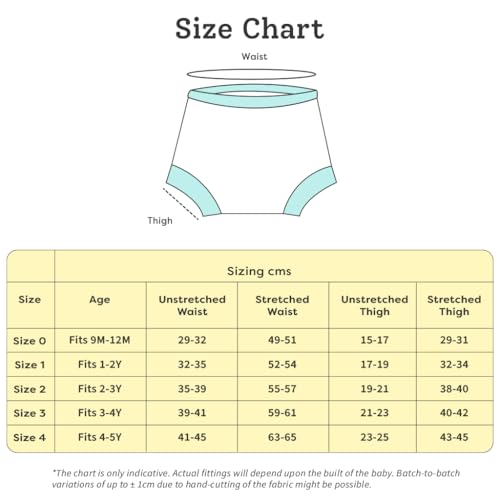SuperBottoms Padded Underwear for Babies & Toddlers, 3 Layers of Premium Cotton & DryFeel Layer, Ideal for Diaper-Free Time & Mess-Free Potty Training Pants, Pack of 2 - Image 5