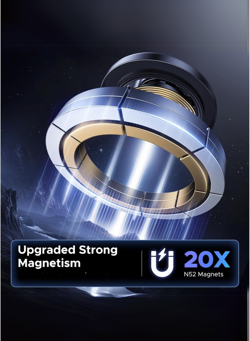 أيرلدوم حامل هاتف متطور من الجيل 2024، مناسب لفتحة تهوية السيارة، حامل هاتف محمول فائق الثبات مع قاعدة شفط قوية، مناسب لهواتف iPhone 16/15 Series، وGalaxy S24 S23، وXiaomi باللون الأسود - Image 4