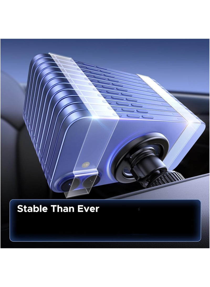 أيرلدوم حامل هاتف متطور من الجيل 2024، مناسب لفتحة تهوية السيارة، حامل هاتف محمول فائق الثبات مع قاعدة شفط قوية، مناسب لهواتف iPhone 16/15 Series، وGalaxy S24 S23، وXiaomi باللون الأسود - Image 3