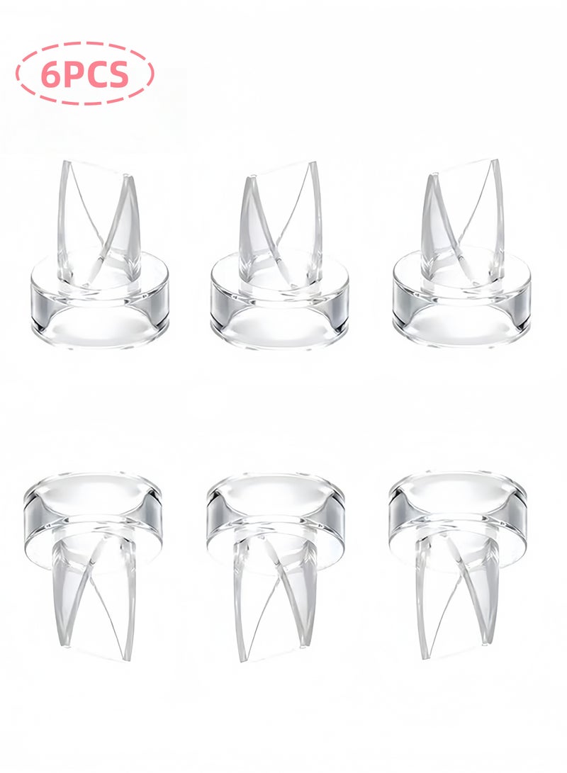 6 Piece Replacement Duckbill Valves Breast Pump Accessories - Image 1