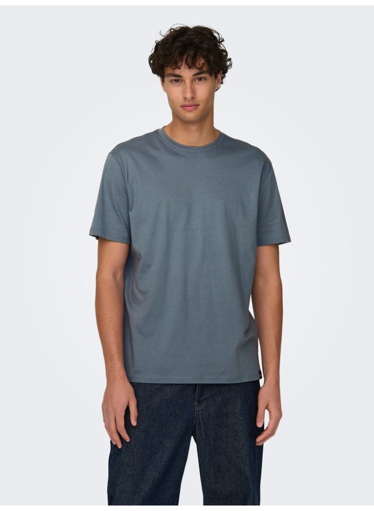 Only & Sons Men's Organic Cotton T-Shirt - Image 1